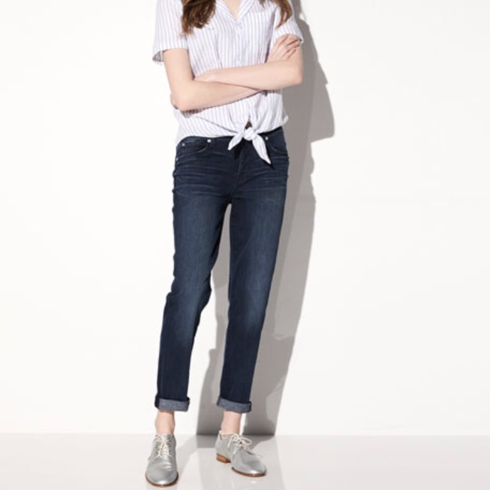 7FAMK Josefina skinny boyfriend jeans size 26